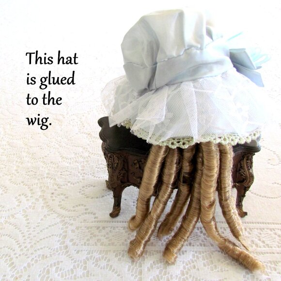 DOLL WIGS, 5 REPLACEMENT HAIR STYLES: GIBSON GIRL, RINGLETS, CURLS, BONNET, EUC - Picture 14 of 14